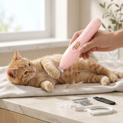 Dog paw grooming trimmer for trimming excess paw hair
