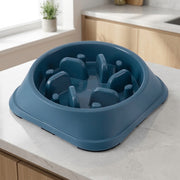 Dog slow feeder bowl designed for controlled mealtimes