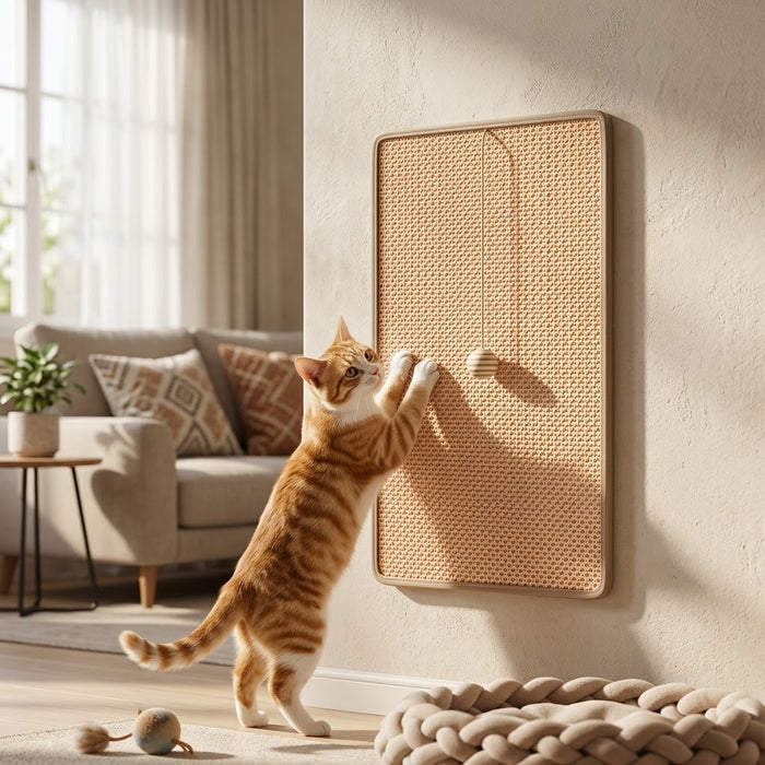 Sisal cat scratch pad for kittens and adult cats